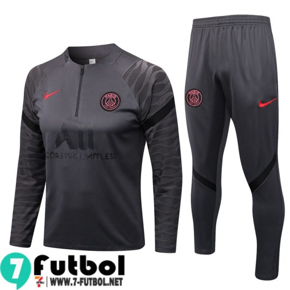 KIT: Chandal Futbol PSG Paris gris oscuro Hombre 2022 2023 TG440