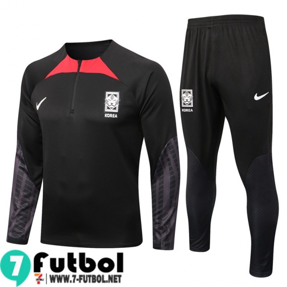 KIT: Chandal Futbol Korea negro Hombre 2022 2023 TG446