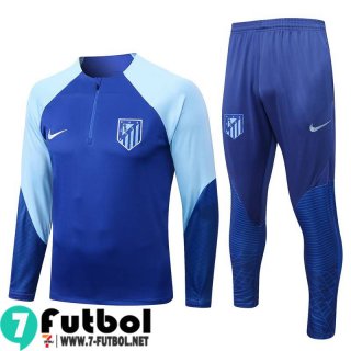KIT: Chandal Futbol Atletico Madrid azul Hombre 2022 2023 TG448