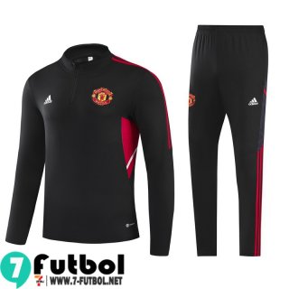 KIT: Chandal Futbol Manchester United negro Hombre 2022 2023 TG452