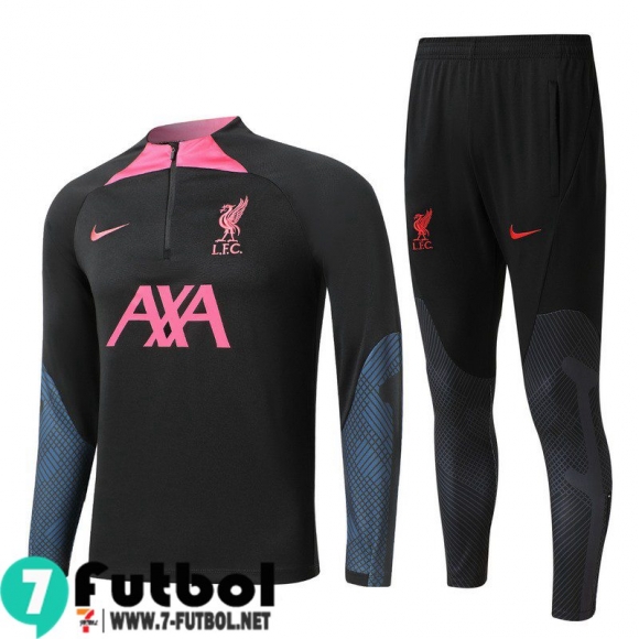 KIT: Chandal Futbol Liverpool negro Hombre 2022 2023 TG456