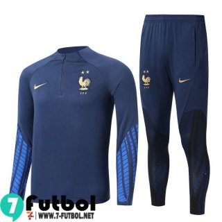 KIT: Chandal Futbol Francia azul Hombre 2022 2023 TG457