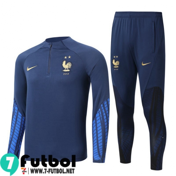 KIT: Chandal Futbol Francia azul Hombre 2022 2023 TG457