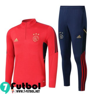 KIT: Chandal Futbol AFC Rojo Hombre 2022 2023 TG458