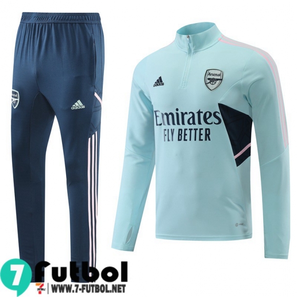 KIT: Chandal Futbol Arsenal azul claro Hombre 2022 2023 TG461