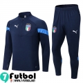 KIT: Chandal Futbol Italia azul real Hombre 2022 2023 TG468