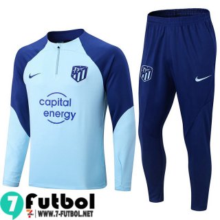 KIT: Chandal Futbol Atletico Madrid azul claro Hombre 2022 2023 TG472