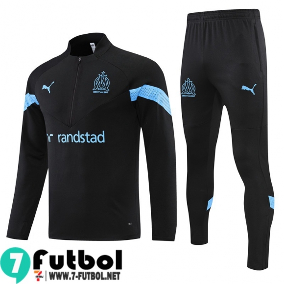 KIT: Chandal Futbol Olympique De Marsella negro Hombre 2022 2023 TG475