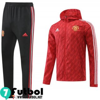 Chaqueta Cazadora Manchester United Rojo Hombre 2022 2023 WK104