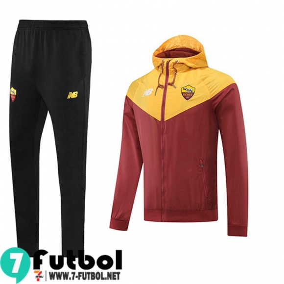 Chaqueta Cazadora AS Roma rojo oscuro Hombre 2022 2023 WK113