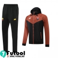 Chaqueta Cazadora AS Roma negro Hombre 2022 2023 WK114