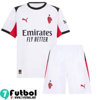 Camiseta Futbol AC Milan Segunda Nino 25 26