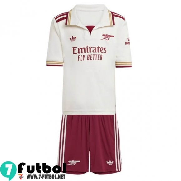 Camiseta Futbol Arsenal Tercera Nino 25 26