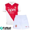 Camiseta Futbol AS Monaco Primera Nino 25 26