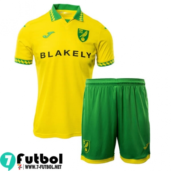 Camiseta Futbol Norwich City Primera Nino 25 26