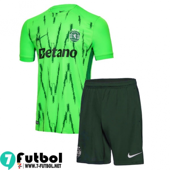 Camiseta Futbol Sporting Lisbon Tercera Nino 25 26