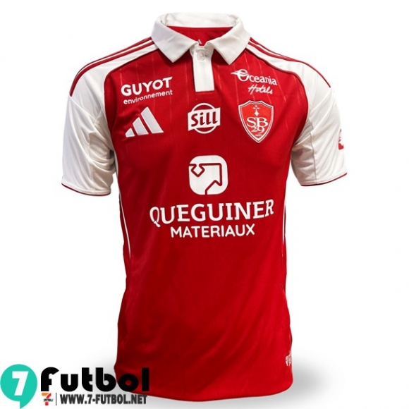 Camiseta Futbol Stade Brestois Primera Hombre 25 26 Camiseta Futbol Stade Brestois Primera Hombre 25 26