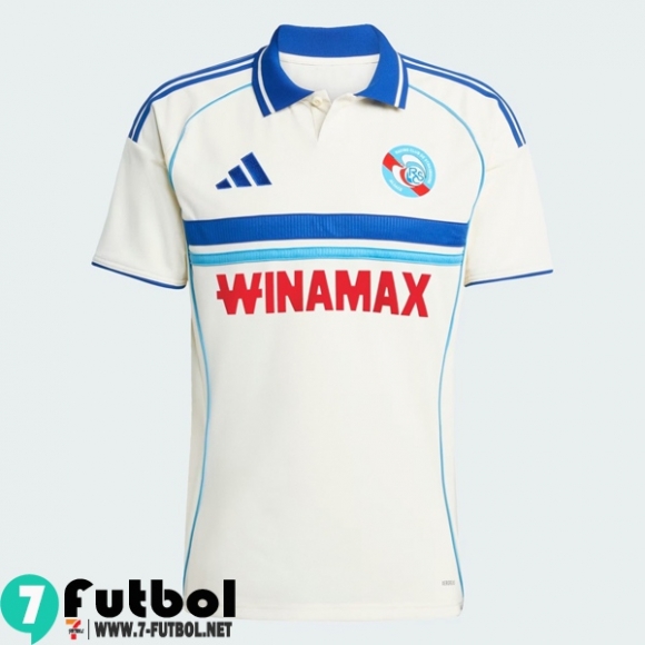 Camiseta Futbol Strasbourg Segunda Hombre 25 26 Camiseta Futbol Strasbourg Segunda Hombre 25 26