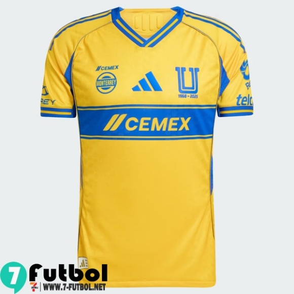 Camiseta Futbol Tigres UANL Primera Hombre 25 26 Camiseta Futbol Tigres UANL Primera Hombre 25 26