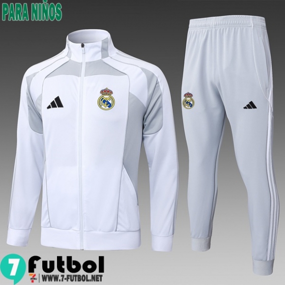 KIT:Chaquetas Deportivas Real Madrid Nino 25 26 C789