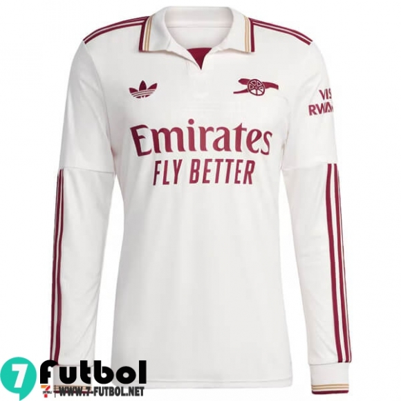 Camiseta Futbol Arsenal Tercera Hombre Manga Larga 25 26 Camiseta Futbol Arsenal Tercera Hombre Manga Larga 25 26