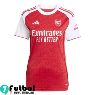 Camiseta Futbol Arsenal Primera Femenino 25 26
