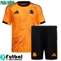 Camiseta Futbol AS Roma Segunda Ninos 25 26