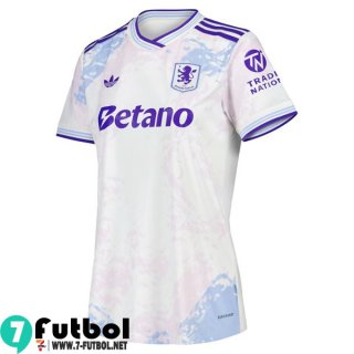 Camiseta Futbol Aston Villa Tercera Femenino 25 26