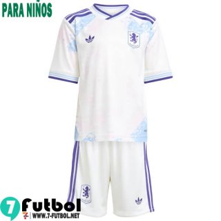 Camiseta Futbol Aston Villa Tercera Ninos 25 26
