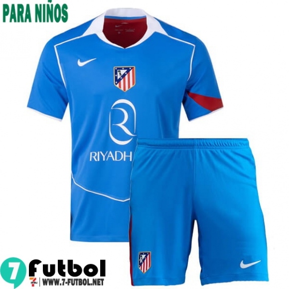 Camiseta Futbol Atletico Madrid Tercera Ninos 25 26