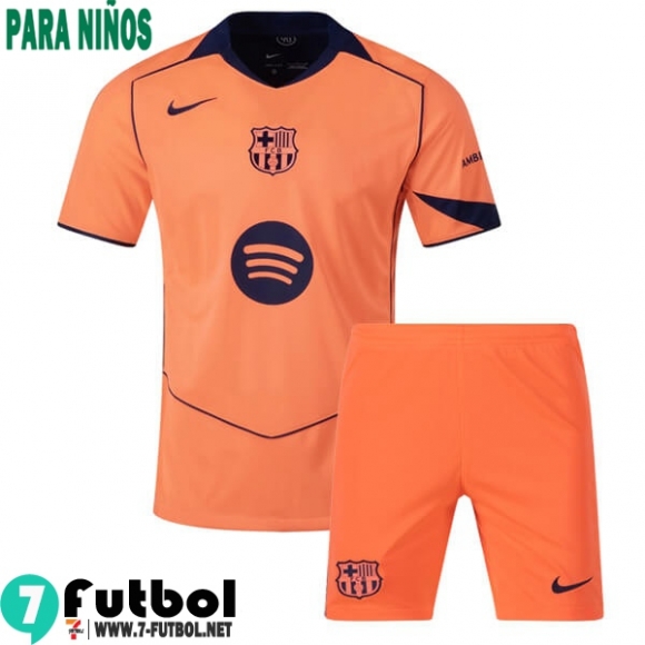 Camiseta Futbol Barcelona Tercera Ninos 25 26