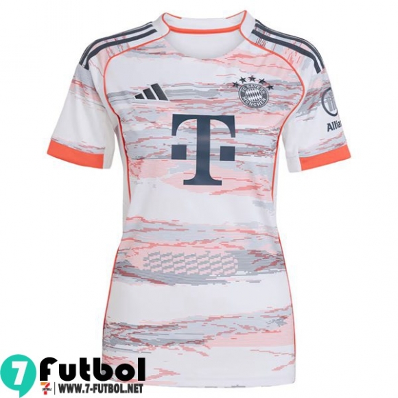 Camiseta Futbol Bayern Munich Segunda Femenino 25 26 Camiseta Futbol Bayern Munich Segunda Femenino 25 26