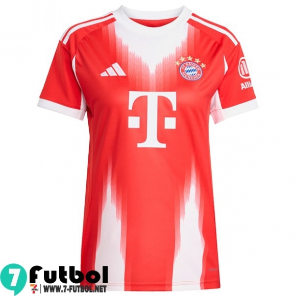Camiseta Futbol Bayern Munich Primera Femenino 25 26 Camiseta Futbol Bayern Munich Primera Femenino 25 26