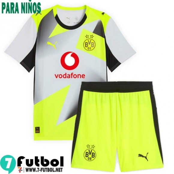 Camiseta Futbol Dortmund Segunda Ninos 25 26