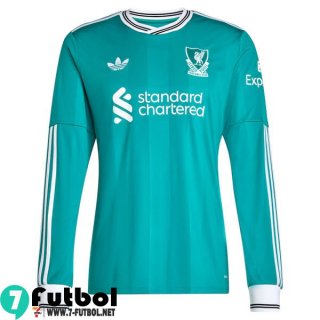 Camiseta Futbol Liverpool Tercera Hombre Manga Larga 25 26