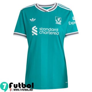 Camiseta Futbol Liverpool Tercera Femenino 25 26