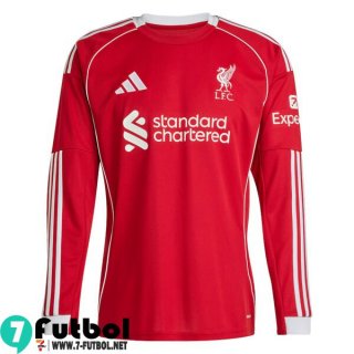 Camiseta Futbol Liverpool Primera Hombre Manga Larga 25 26