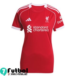 Camiseta Futbol Liverpool Primera Femenino 25 26
