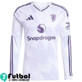 Camiseta Futbol Manchester United Segunda Hombre Manga Larga 25 26
