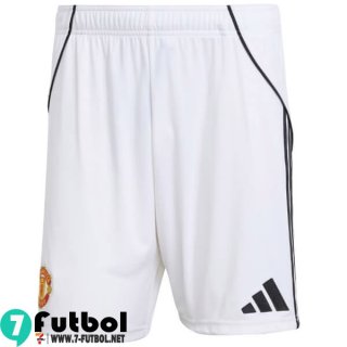 Pantalon Corto Futbol Manchester United Primera Hombre 25 26