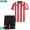 Camiseta Futbol Sheffield United Primera Ninos 25 26