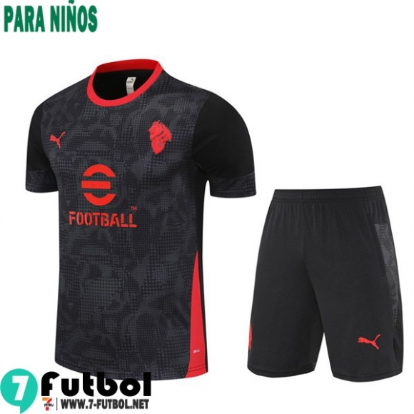 KIT: T Shirt AC Milan Ninos 25 26 H679 KIT: T Shirt AC Milan Ninos 25 26 H679