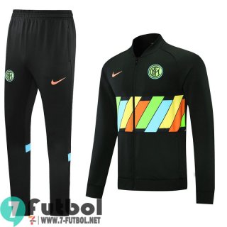 Chaquetas Futbol Inter milan negro + Pantalon JK18 20-21