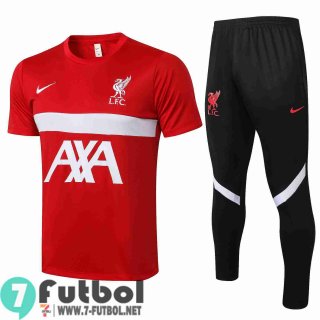 Chandal Futbol T-shirt Liverpool rojo + Pantalon PL01 20-21