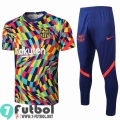 Chandal Futbol T-shirt Barcelona Multicolor + Pantalon PL11 20-21