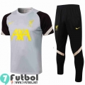 Chandal Futbol T-shirt Liverpool negro + Pantalon PL12 20-21