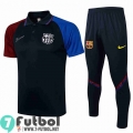 Polo Futbol Barcelona zafiro + Pantalon PL13 20-21