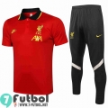 Polo Futbol Liverpool negro + Pantalon PL23 20-21