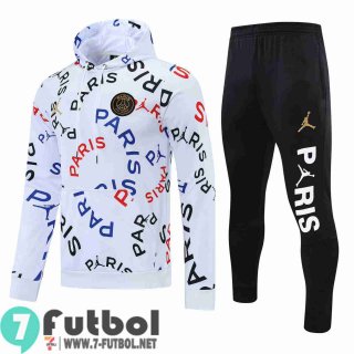 Sudadera De Entrenamiento Pairs Jordan blanco + Pantalon SW12 20-21