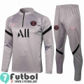 Chandal Futbol PSG Gris claro + Pantalon TG12 20-21